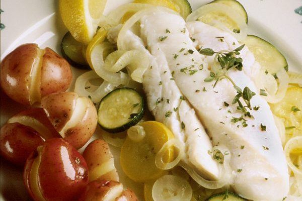 Poached White Fish