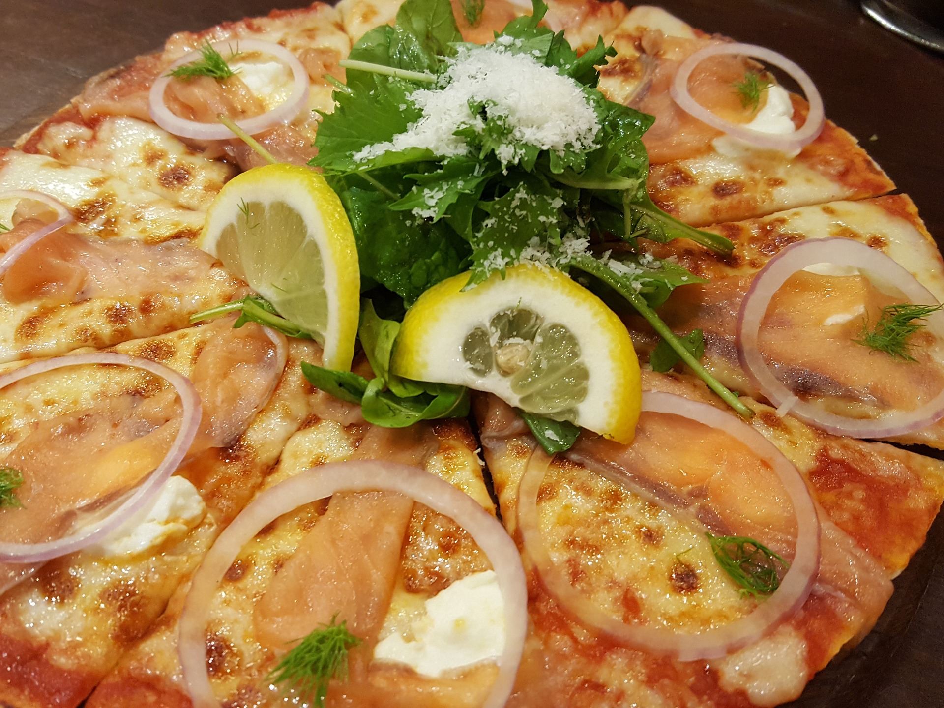 Salmon Pizza