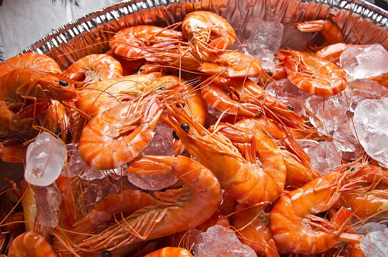 Cooking shop frozen prawns